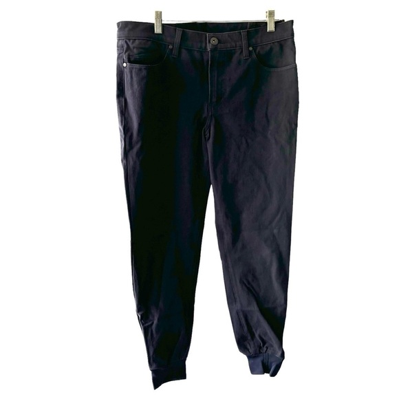 Mission Workshop Men's Pants Slim Cuffed Jogger Jeans Black size 32 x 28 - Picture 1 of 7